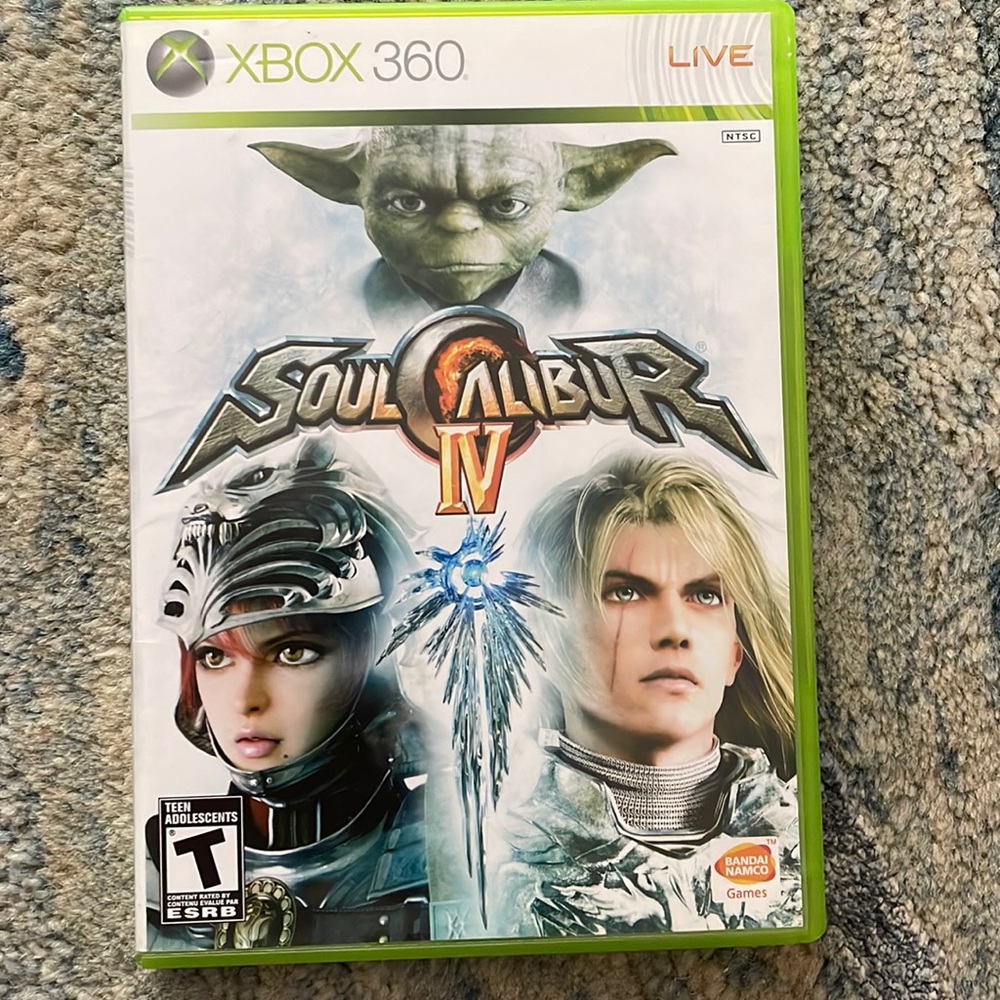 Xbox 360 IV live Soul Calibur Video game